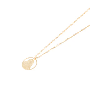 Colgante Oro Amarillo 18kt Virgen Niña Lisa