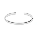 Pulsera de Plata Esterlina 925 Esclava Abierta Curva