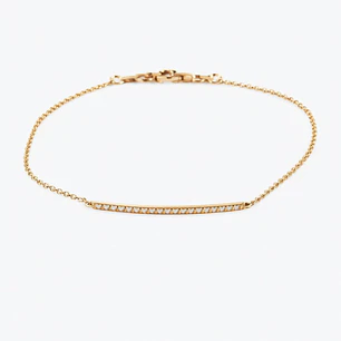 Pulsera Oro Amarillo 18kt Diamantes 17 Pts | Danielle Costantini