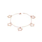 Pulsera en Oro Miel 18kt Margarita - Miniatura 1