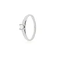Anillo Compromiso Platino 950  Nápoles 1x14ptos Diamante - Miniatura 1