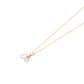 Colgante Oro Amarillo 18kt Circonita Azul y Piedras Translúcidas Facetadas - Miniatura 2