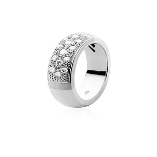 Anillo Platino 950 Modelo Etra 13 Diamantes 2pts