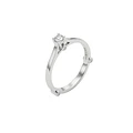 Anillo Oro Blanco 18kt Diamantes 14 Pts
