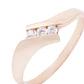 Anillo Oro Miel 18kt Tres Circones - Miniatura 2