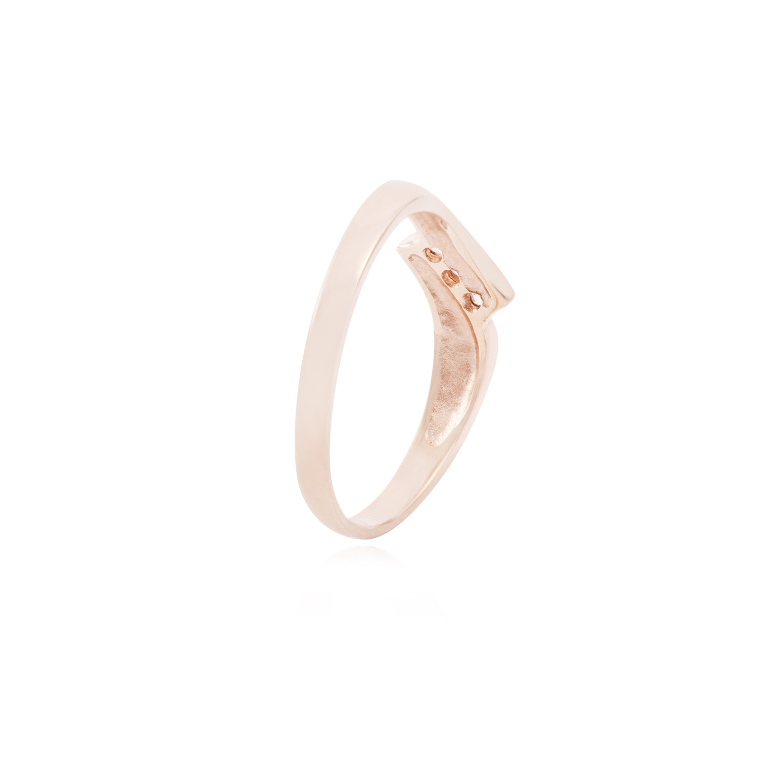 Anillo Oro Miel 18kt Tres Circones 3