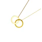 Collar Oro Amarillo 18kt Duo Infinito - Miniatura 2
