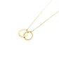 Collar Oro Amarillo 18kt Duo Infinito - Miniatura 3