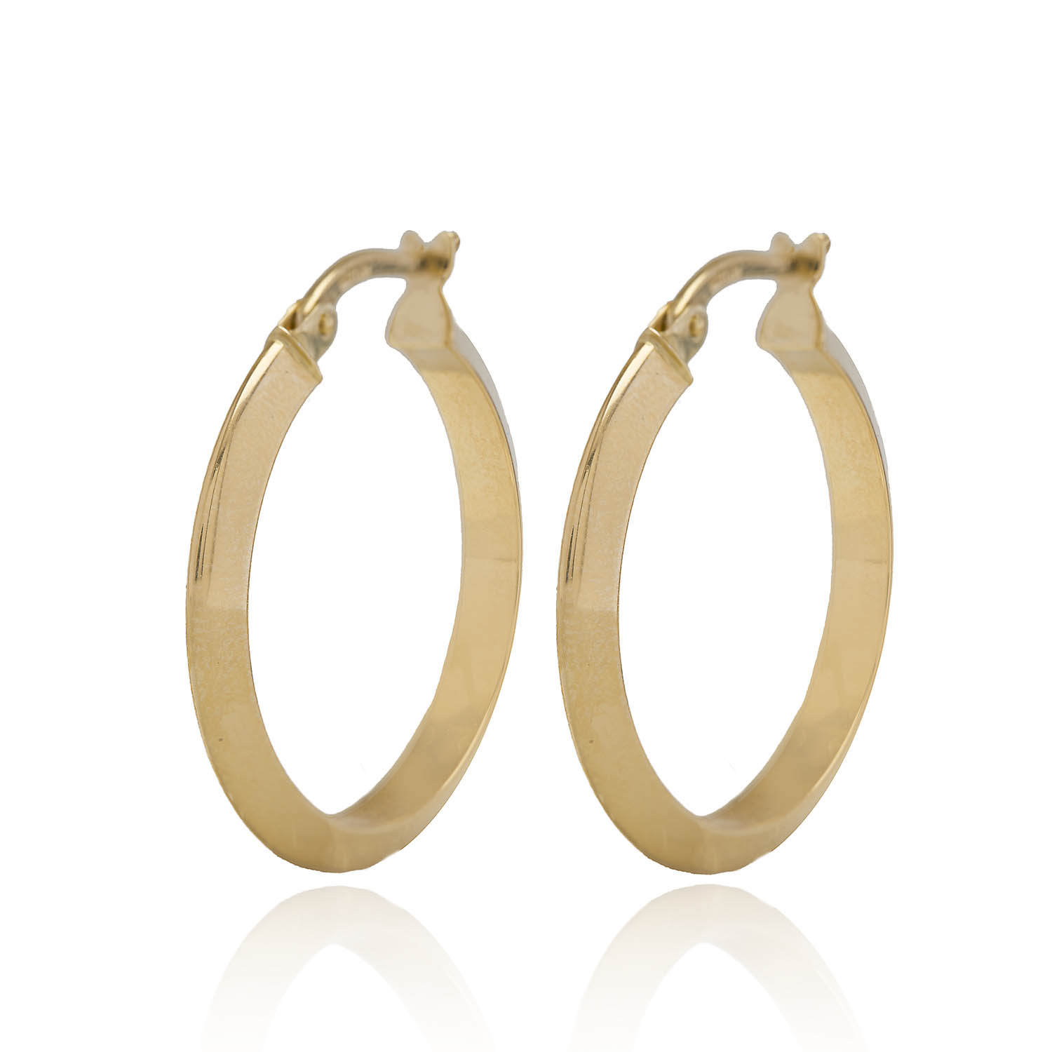Aros de Oro 18 kt Argollas de 20mm 1