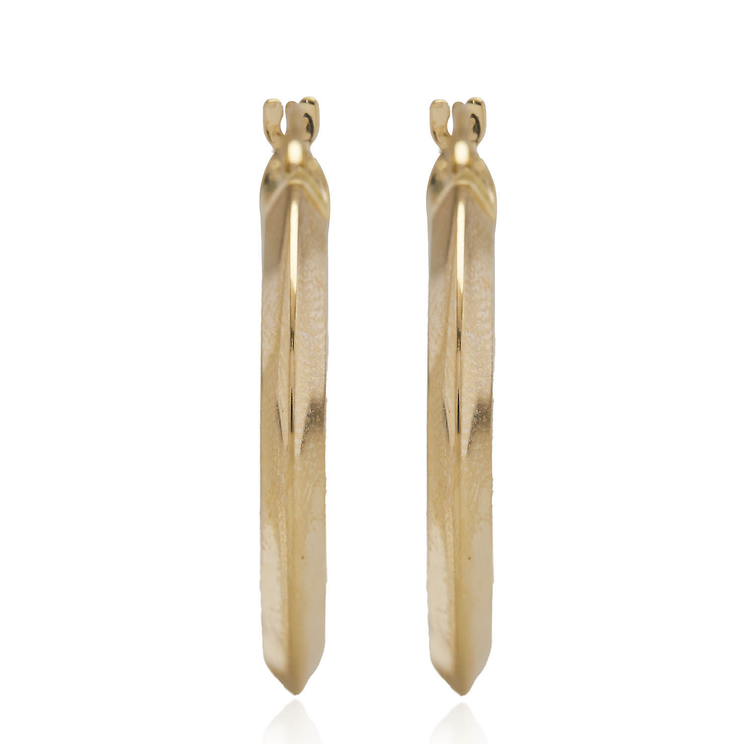 Aros de Oro 18 kt Argollas de 20mm 2
