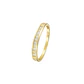 Anillo Oro Amarillo 18kt Diamantes Riel 23 Pts - Miniatura 1