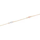 Pulsera de Oro 18kt Gotas Tricolor - Miniatura 2
