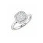 Anillo Platino 900 Diamantes 60 Pts Brillo Clásico - Miniatura 1