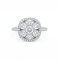 Anillo Platino 900 Diamantes 60 Pts Brillo Clásico - Miniatura 2
