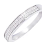 Anillo de Oro Blanco 18kt con Diamantes de Riel 18kt Riel 19 Pts Corte Brillante SI/H 16 - Miniatura 2