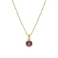 Colgante Oro Miel 18kt Sol con Garras de Amatista 5mm - Miniatura 3