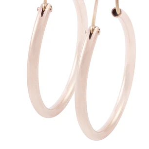 Aros Oro Miel 18kt  Argolla 22mm