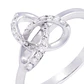 Anillo Compromiso de Oro de 18kt Nudo 13 puntos de diamante - Miniatura 2