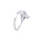 Anillo Compromiso de Oro de 18kt Nudo 13 puntos de diamante - Miniatura 3