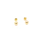 Aros de Oro 18 kt  Modelo Pelotita 5,0mm - Miniatura 2