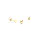 Aros de Oro 18 kt  Modelo Pelotita 5,0mm - Miniatura 3