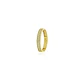 Anillo Compromiso de Oro 18Kt Cintillo Doble Riel Circon - Miniatura 3