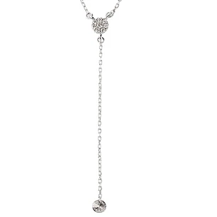 Collar de Oro 18kt con Diamantes de 17 Pts SI/H Totales Corte Brillante