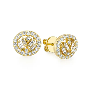 Aros de Oro 18kt Diamantes 31 Pts | Danielle Costantini