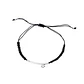 Pulsera de Plata Esterlina 925 Placa Estrella Ajustable - Miniatura 1