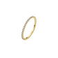 Anillo Oro Amarillo 18kt Medio Riel Circonita - Miniatura 1