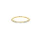 Anillo Oro Amarillo 18kt Medio Riel Circonita - Miniatura 3