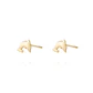 Aros de Oro 9kt Delfín Pequeño - Miniatura 2