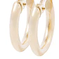 Aros de Oro 18kt Argollas Pequeña Lisa AUA - Miniatura 2