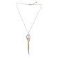 Collar de Plata Esterlina 925 Circulos Rose Revestido en Oro 18kt - Miniatura 3