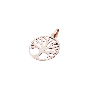 Colgante Oro Miel 18kt Árbol de la Vida Grande