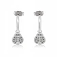 Aros de Plata Esterlina 925 Chinita Circonita - Miniatura 1