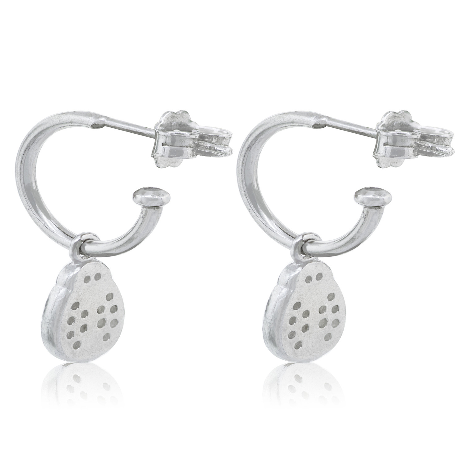 Aros de Plata Esterlina 925 Chinita Circonita 2