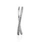 Anillo Oro Blanco 18kt Diamantes Entrelazados 13 Pts - Miniatura 3