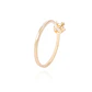 Anillo Revestido en Oro 18kt Solitario con Grifas Circon - Miniatura 3