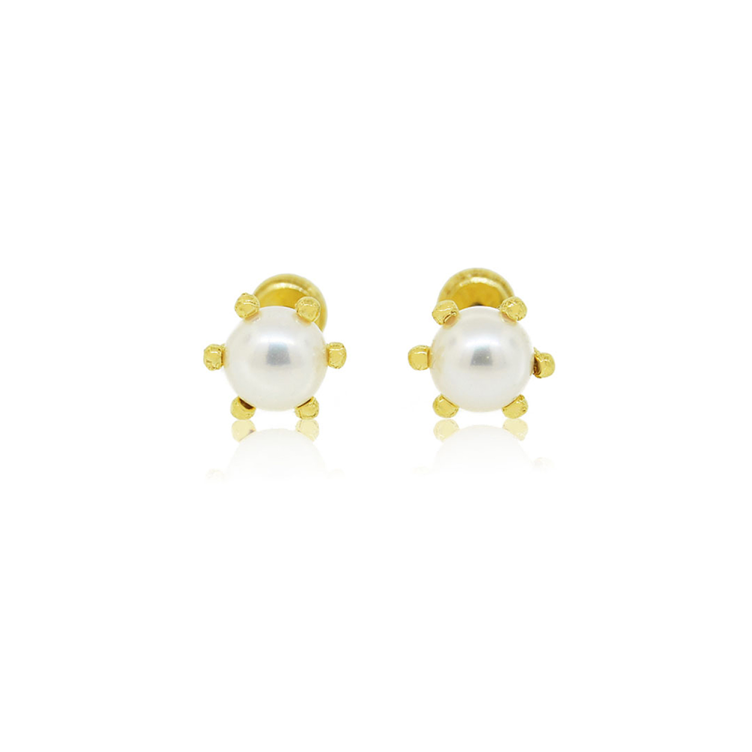 Aros de Oro 18kt PC de 6 Grifas 5,0mm-5,5mm 1