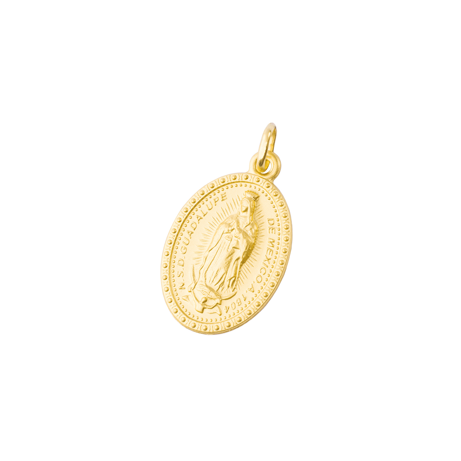 Colgante de Oro 18kt Virgen Guadalupe 20x15mm 1