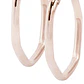 Aros Oro Miel 18kt  Hexagonal 15mm - Miniatura 2