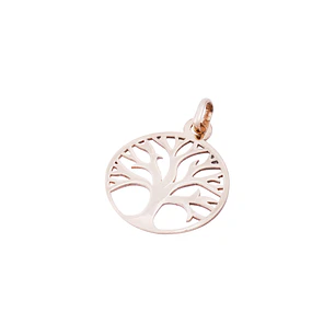 Colgante Oro Miel 18kt Árbol de la Vida Mediano