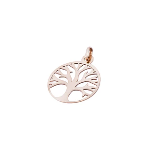 Colgante Oro Miel 18kt Árbol de la Vida Mediano