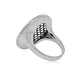 Anillo Oro Blanco 18kt Modelo Round. - Miniatura 3
