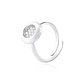 Anillo de Plata Esterlina 925 Bisel Circonita - Miniatura 1