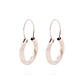 Aros Oro Miel 18kt Argolla Tubo 10mm - Miniatura 1