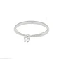 Anillo Compromiso Platino 950  Niza 1x12ptos Diamante - Miniatura 3