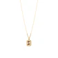 Colgante de Oro 18kt Topacio con Circones - Miniatura 3