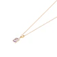 Colgante Oro Amarillo 18kt Amatista Cz Y Circonitas - Miniatura 2